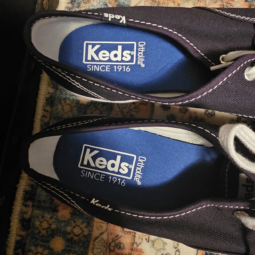 Keds Women's Navy Canvas Sneakers - Picture 3 of 11